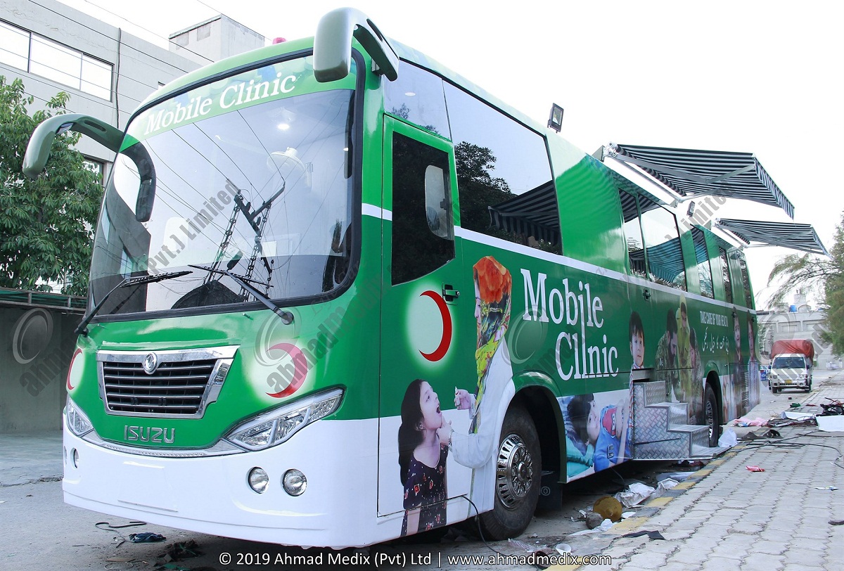 Mobile Healthcare Unit On Bus Chassis