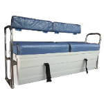 3 to 4 persons side bench with storage